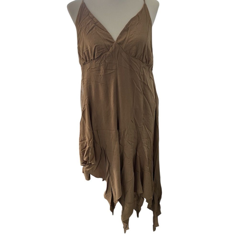 🆕 Heyson Taupe Sleeveless Dress size L